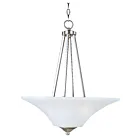 Maxim Lighting 20093FTSN Aurora 2-Lights 120W Satin Nickel Pendant