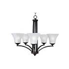 Maxim Lighting 20095FTOI Aurora 5-Lights 300W Oil Rubbed Bronze Incandescent Chandelier