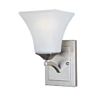 Maxim Lighting Aurora 20098FTSN 1-Light Satin Nickel Wall Sconce