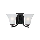 Maxim Lighting Aurora 20099FTOI 2-Lights 60W Oil Rubbed Bronze Vanity Light