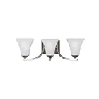 Maxim Lighting Aurora 20100FTSN 3-Lights 60W Satin Nickel Vanity Light