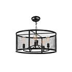 Maxim Lighting 20115BKNAB Palladium 5-Lights 300W Black/Natural Aged Brass Incandescent Chandelier