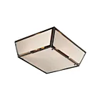 Maxim Lighting 20260FTCVBK Montauk 4-Lights 60W Black Flush Mount