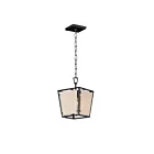 Maxim Lighting 20261CVBK Montauk 1-Light 60W Black Pendant