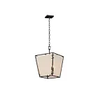 Maxim Lighting 20264CVBK Montauk 4-Lights 160W Black Pendant