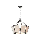 Maxim Lighting 20265CVBK Montauk 4-Lights 240W Black Incandescent Chandelier
