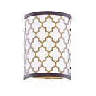 Maxim Lighting Crest 20294WLOIAB 2-Lights Oil Rubbed Bronze/Antique Brass Wall Sconce