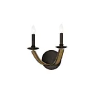 Maxim Lighting Basque 20341DWAR 2-Lights Driftwood/Anthracite Wall Sconce