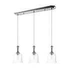 Maxim Lighting 20473CLPN Centennial 3-Lights 180W Polished Nickel Pendant