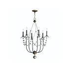 Maxim Lighting 20486GN Formosa 6-Lights 360W Golden Noir Incandescent Chandelier