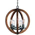 Maxim Lighting 20917APAR Bodega Bay 5-Lights 300W Anthracite Incandescent Chandelier