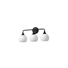 Maxim Lighting 21223MRBK 3-Lights 180W Black Bath Vanity Light