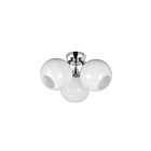 Maxim Lighting 21225MRPC 3-Lights 180W Polished Chrome Semi Flush Mount