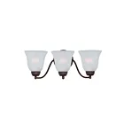 Maxim Lighting Basix 2122FTOI 3-Lights 60W Oil Rubbed Bronze Vanity Light