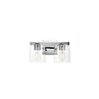 Maxim Lighting Scoop 21232CLPC 2-Lights 60W Polished Chrome Vanity Light