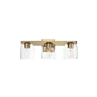 Maxim Lighting 21233CLNAB 3-Lights 180W Natural Aged Brass Bath Vanity Light