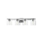 Maxim Lighting Scoop 21234CLPC 4-Lights 60W Polished Chrome Vanity Light