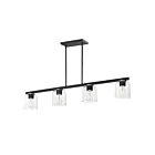 Maxim Lighting 21236CLBK 4-Lights 240W Black Pendant