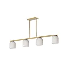 Maxim Lighting 21236MRNAB 4-Lights 240W Natural Aged Brass Pendant