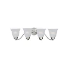Maxim Lighting Basix 2123FTSN 4-Lights 60W Satin Nickel Vanity Light