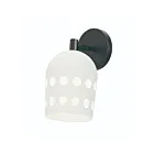 Maxim Lighting Dottie 21241WTBK 1-Light Black Wall Sconce