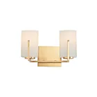 Maxim Lighting Dart 21282SWSBR 2-Lights 60W Satin Brass Vanity Light
