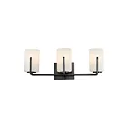 Maxim Lighting 21283SWBK 3-Lights 180W Black Bath Vanity Light