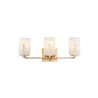 Maxim Lighting Dart 21283SWSBR 3-Lights 60W Satin Brass Vanity Light