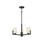 Maxim Lighting 21285SWBK Dart 3-Lights 180W Black Chandelier