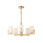 Maxim Lighting 21286SWSBR Dart 5-Lights 300W Satin Brass Incandescent Chandelier