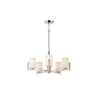 Maxim Lighting 21286SWSN Dart 5-Lights 300W Satin Nickel Incandescent Chandelier