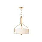 Maxim Lighting 21287SWSBR Dart 3-Lights 180W Satin Brass Pendant