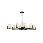 Maxim Lighting 21288SWBK Dart 8-Lights 480W Black Chandelier