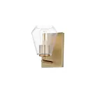 maxim Lighting 21331CLNAB 1-Light 60W Natural Aged Brass Wall Sconce
