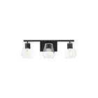 Maxim Lighting 21333CLBK 3-Lights 180W Black Vanity Light