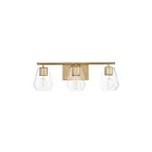 Maxim Lighting 21333CLNAB 3-Lights 180W Natural Aged Brass Vanity Light