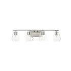Maxim Lighting 21334CLSN 4-Lights 240W Satin Nickel Vanity Light