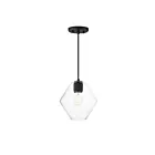 Maxim Lighting 21336CLBK 1-Light 60W Black Pendant