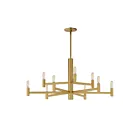 Maxim Lighting 21369NAB Emana 9-Lights 360W Natural Aged Brass Incandescent Chandelier