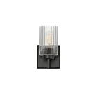 Maxim Lighting 21371CRBK 1-Light 60W Black Wall Sconce