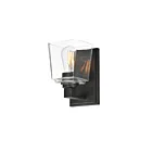 Maxim Lighting 21381CLBK 1-Light 60W Black Bath Vanity Light