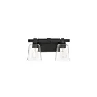 Maxim Lighting 21382CLBK 2-Lights 120W Black Wall Sconce