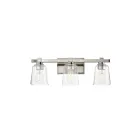 Maxim Lighting 21383CLSN 3-Lights 180W Satin Nickel Bath Vanity Light