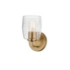 maxim Lighting 21411CRNAB 1-Light 60W Natural Aged Brass Wall Sconce
