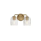 maxim Lighting 21412CRNAB 2-Lights 120W Natural Aged Brass Wall Sconce