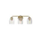 Maxim Lighting 21413CRNAB 3-Lights 180W Natural Aged Brass Vanity Light