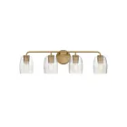 Maxim Lighting 21414CRNAB 4-Lights 240W Natural Aged Brass Vanity Light