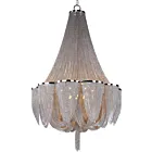 Maxim Lighting 21467NKPN Chantilly 14-Lights 42W Polished Nickel Pendant