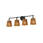 Maxim Lighting 21484NADBZ 4-Lights 240W Dark Bronze Bath Vanity Light