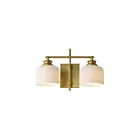 Maxim Lighting 21492WTNAB 2-Lights 120W Natural Aged Brass Wall Sconce